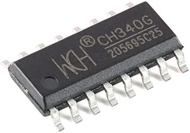 Jessinie 5pcs CH340G SOP-16 USB para adaptador serial chip IC SMD CH340 SMD CHIP SERIAL USB para chip de porta