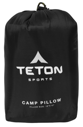 Teton esportes XXL Camp Pad; Almofada para dormir para acampar de carros, travesseiro marrom e acampamento;