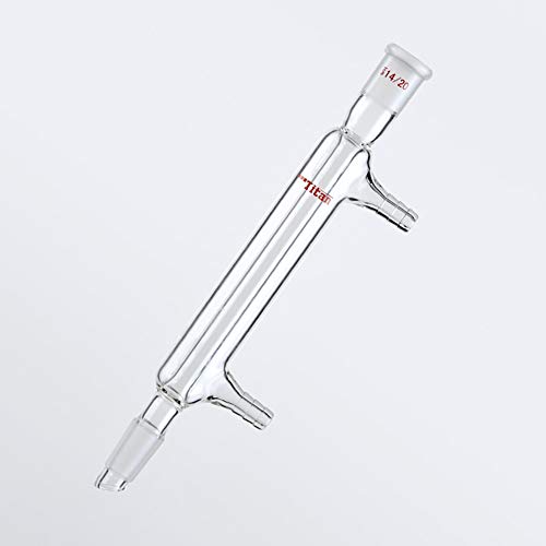 Condensador de Liebig de vidro Adamas-beta com junta 24/40 Jaqueta de 300 mm Condensor de vidro