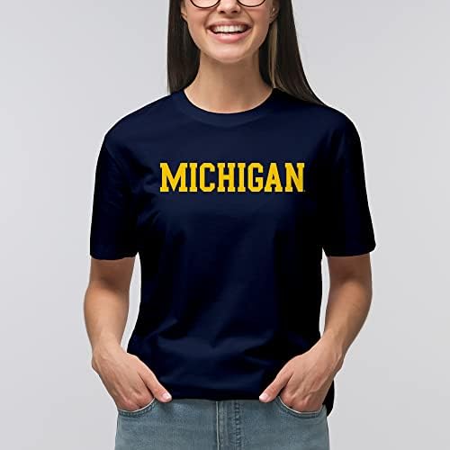 NCAA Michigan Wolverines Bloco básico, Team Color College University Camiseta