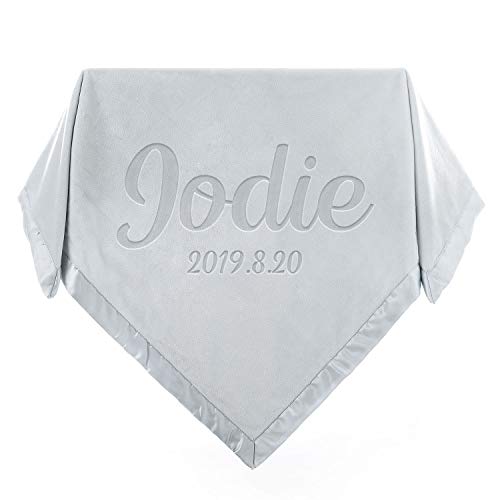 Aw Bridal Personalizado Cobertoras de Bebê, Presentes de bebê personalizados Cobertor de bebê personalizado