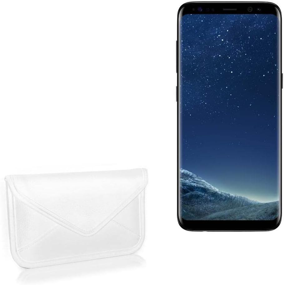 Caixa de ondas de caixa compatível com Samsung Galaxy S8+ Exynos - bolsa mensageira de couro