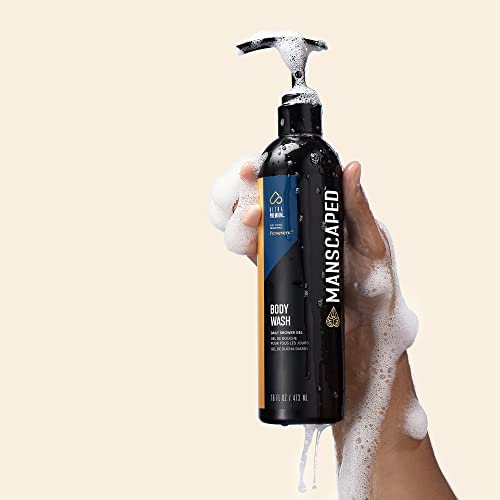 A lavagem corporal UltraPremium ™ do Manscaped® Masculino, fórmula limpa luxuosa, infundida com aloe vera e sal