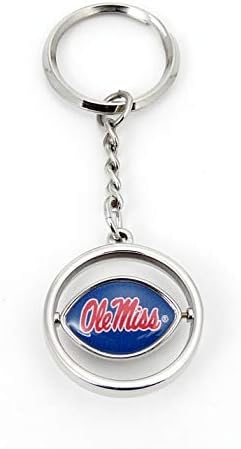 Aminco NCAA Clemson Tigers Rubber College Football Spinning Keychain