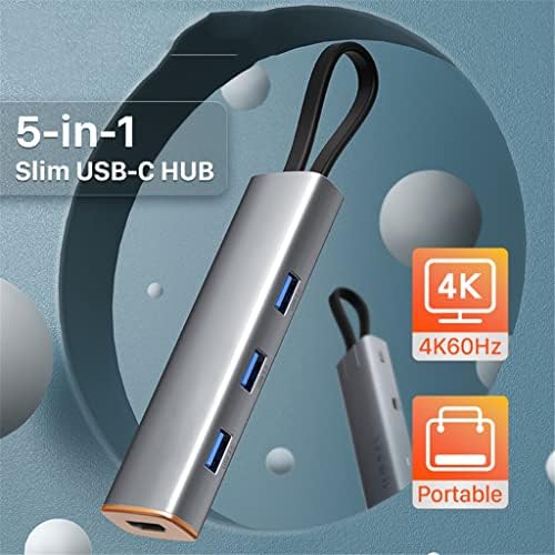 Xxxdxdp cableletime multi 5 em 1 hub USB tipo C a 4k 60Hz -USB 3.0 PD 100W para PC Air