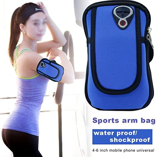 Werfds de 6 polegadas Bolsa de braçadeira esportiva Bolagem de jogging telefone ao ar livre Fitness Gym