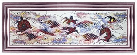 Batik Art Painting, 'Fish & Longevity' de Aggung