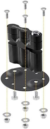 SparkWhiz Pack Mount Lock com a substituição das teclas para pacote de combustível ROTOPAX, recipiente de