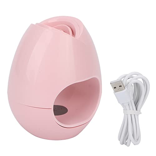 Lâmpada de secador de unhas rosa, dedo único USB mini portátil em forma de rosa em forma de uv uvil lâmpada