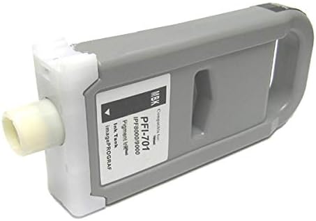Cartucho de tinta compatível com PFI701MBK para o modelo de impressora Canon IPF9000 PFI701 Matte