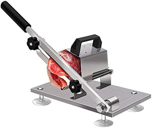 Manual WOGQX Manual Flicer de Carne Frozen, Máquina de Flicatórios de Cortador de Alimentos para Cozinha