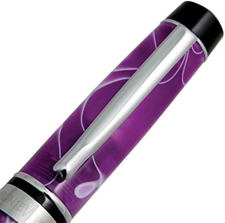 Monteverde prima, caneta esferográfica, redemoinho roxo