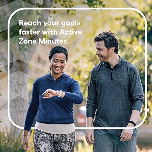 Fitbit Inspire 2 Health & Fitness Tracker com um teste premium gratuito de 1 ano, frequência cardíaca 24/7, branco