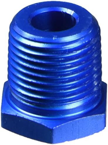 Aeroquip FCM2138 Alumínio anodizado azul 3/8 a 1/8 Bucha de tubo de redutor