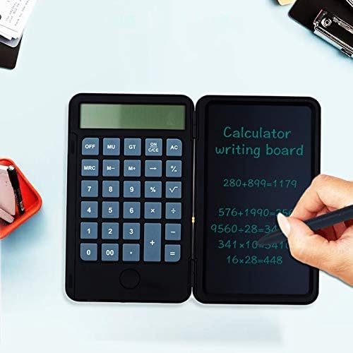 Calculadora básica no bloco de notas com tablet de escrita de LCD de 6,5 polegadas, recarregável,