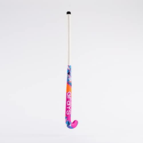 Grays Blast Ultrabow Wooden Senior Hockey Stick - 36,5L - Pink - Novo para 2022/23
