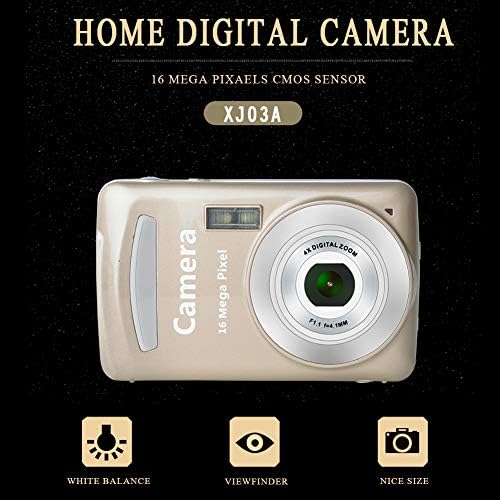Câmera digital portátil, câmera de câmera com zoom de 16MP com câmera de bolso com ponto de exibição