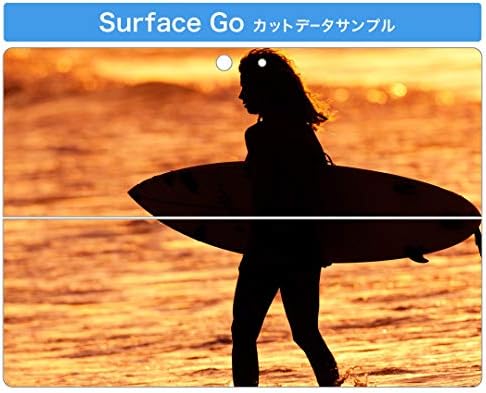 capa de decalque igsticker para o Microsoft Surface Go/Go 2 Ultra Thin Protetive Body Skins 001166 Surfing Sunset