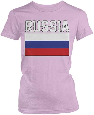 T-shirt de bandeira russa da Amdesco Junior
