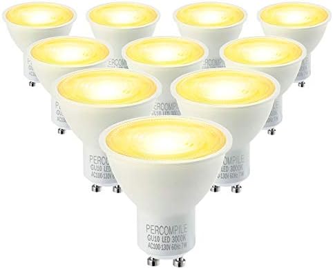 Lâmpadas LED GU10 LED, lâmpadas de halogênio de 50W, lâmpadas embutidas, luzes de inundação internas,