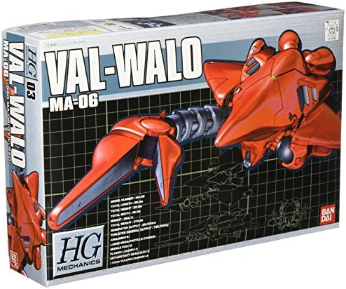 Gundam 1/550 Kit de modelo de mecânica de alta qualidade Val-Walo Ma-06 Bandai Modelo Kit