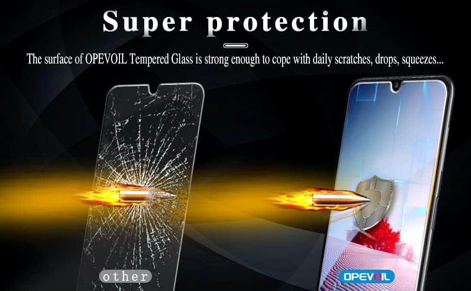 OpevOil [3 pacote] projetado para LG G8 Protetor de tela de vidro temperado Thinq, 9H Drafidade, Anti Scratch,