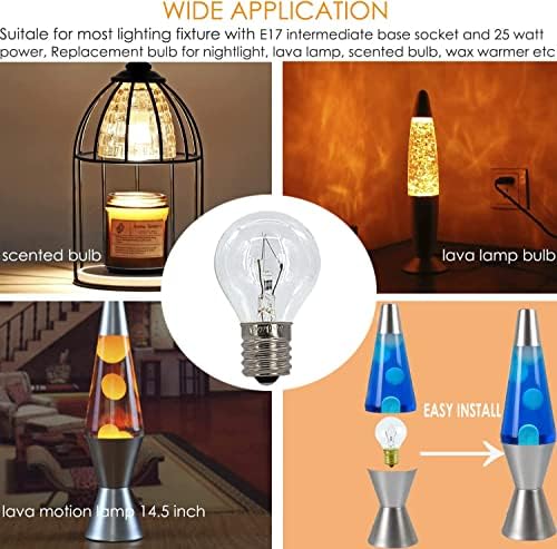 Lava lâmpada de lâmpada 25 watts, a lâmpada de lava de lava lâmpada de substituição para lâmpada de