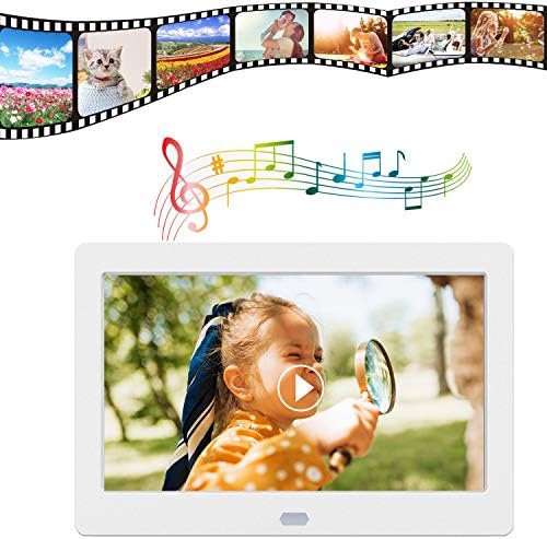 Quadro de imagem digital de 7 polegadas com 1920x1080 IPS Screen Digital Photo Frame suportes