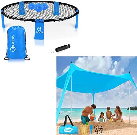 Jogo ao ar livre pronto para adultos e pacote de dossel de barraca de tenda de praia