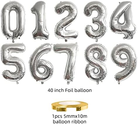 Eshilp 40 polegadas Número de balão Balão Número de balão 23 Balão gigante Jumbo Número 23 Balão para