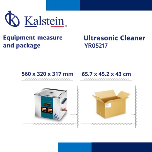 Série de limpeza ultrassônica digital de Kalstein, temperatura de limpeza ajustável entre 20 ~ 80 ℃, energia ultrassônica
