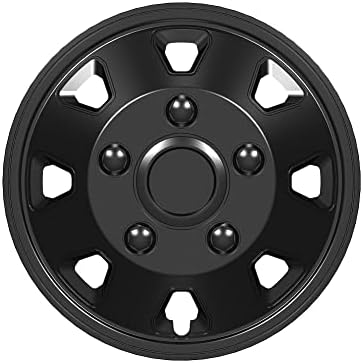 Tampas de roda definidas no estilo automático Itah de 14 polegadas preto