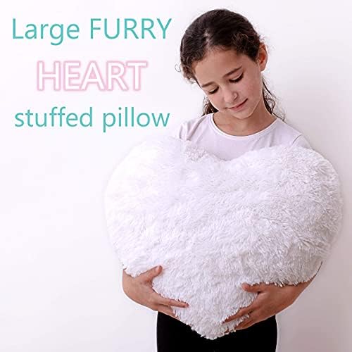 Pacote PerfectTo - 4 travesseiros decorativos para meninas - travesseiro de estrela Pillow branco e rosa