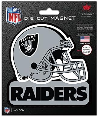 Aminco NFL Unissex-Adult NFL Die Cut Magnet, 5 x 6 polegadas