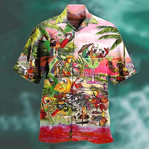 Pacote yhaiogs pacote de camisas homens homens de primavera/verão da moda esportiva casual praia de praia