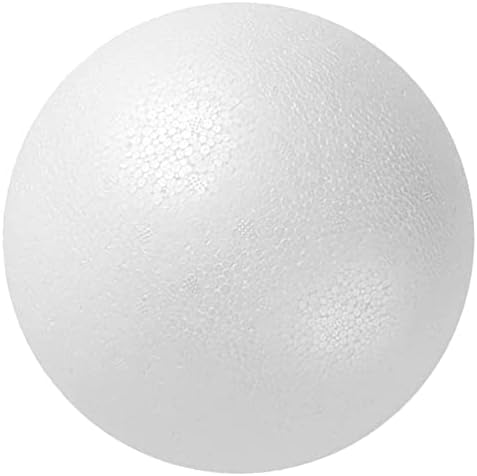Bola de espuma branca de quintal para artesanato isopors bola de bola de 20 cm de isopors esfera de modelagem