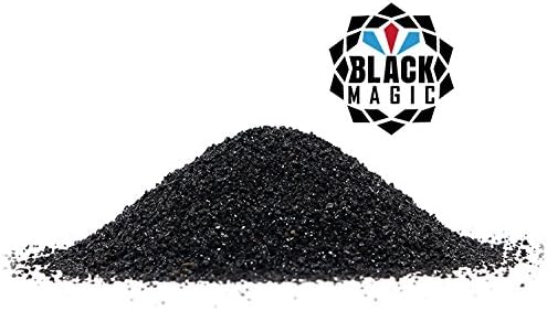 Black Magic Coal Slag Tamanho: 16-40 Médio para limpeza geral, perfil de profundidade moderada, 3-4 mil,