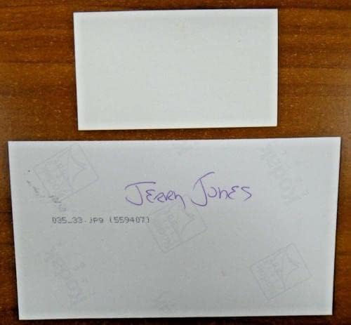 Jerry Jones Dallas Cowboys Proprietário de futebol assinado e cartão de visita - fotos autografadas da