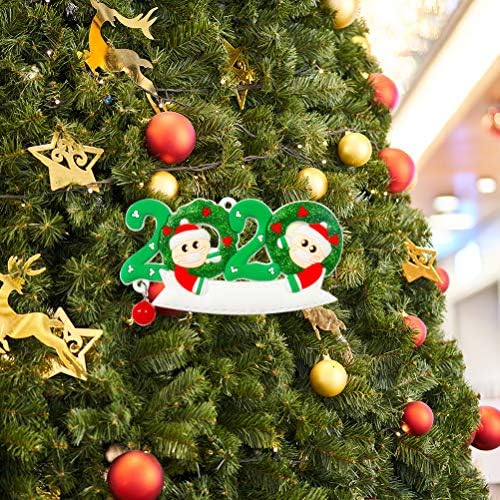 ABOOFAN 4PCS Árvore de Natal Pingentes de PVC Decorações de árvore de Natal Fornecimento de festa