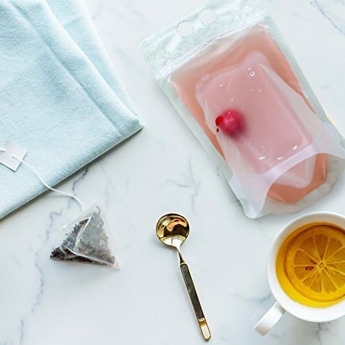 C Crystal Lemon 100pcs bolsas de licor, bolsas de bebida para adultos com bolsas de suco de sacos de smoothie