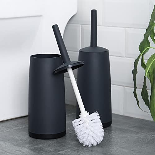 A escova de limpeza do banheiro Bothyi e o suporte para economia de espaço para economia de alça ergonômica