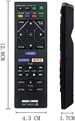 Substitua RMT-VB201U Remoto Sony DVD para Sony Blu-ray DVD Player Fit for Remote Control for Sony Blu-ray