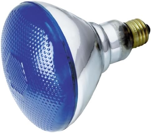 SATCO S5006 100 WATT BR38 INCANDescent 230 volts e27/lâmpada de base média, azul