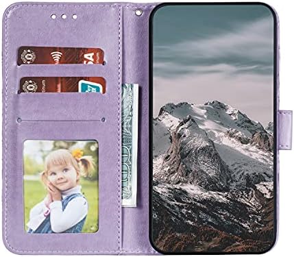 Caixa de couro OOPKINS PU Compatível com o Samsung Galaxy A13 5G Mandala Releved Design Phone Case