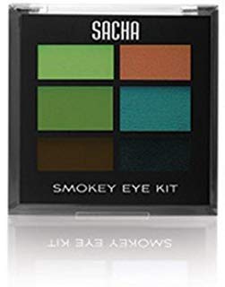 Kit Smokey Eye By Sacha Cosmetics, Melhor Maquiagem de Sombra Fumaça Altamente Pigmentada, Cores Marcatelas