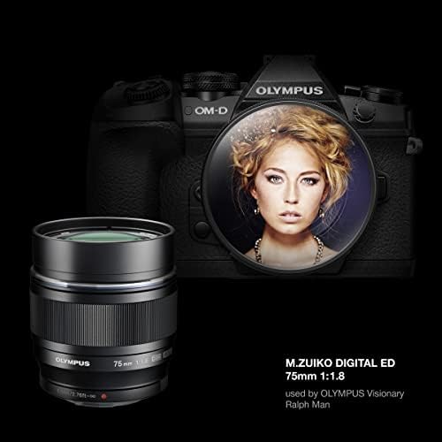 Olympus M.Zuiko Digital ED 75mm F1.8 Lente para Olympus e Panasonic Micro 4/3 Câmeras - Versão Internacional