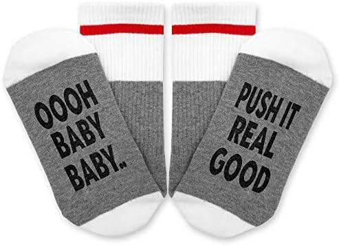 Oooh baby baby .. empurre meias muito boas, meias de presente para mamãe, presente de gravidez, presente