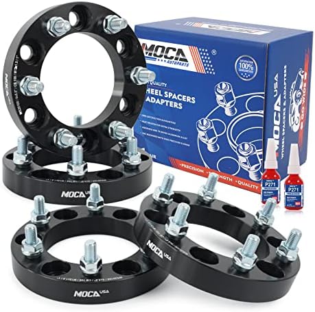 MOCA 25,4mm 6x139.7 HubCentric Wheel Spacers - M12X1.5 Studs para Toyota FJ Cruiser e para GMC