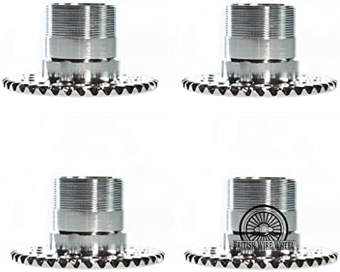 Adaptadores de roda de arame Universal 4 LUG, com roda de arame britânica, para Lowriders, 4 x 100/4,25/4.5,