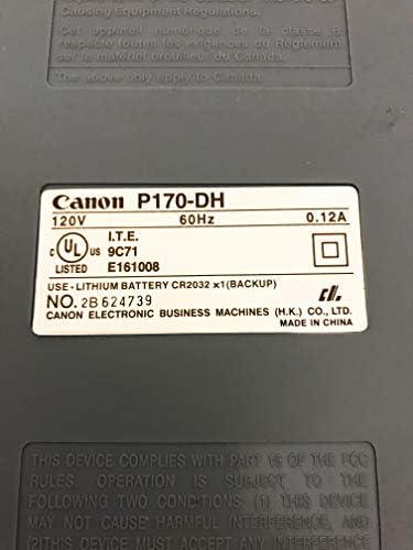 Canon - Calculadora portátil P170 -DH 5 PCS SKU 1296911MA